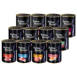 Dolina Noteci s Premium Wet Cat Food, Mixed Flavors, 12 x 400 g