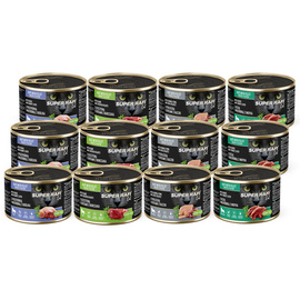 Super Rafi Cat Wet Cat Food, Assorted Flavors, 12-Pack (185 g each)