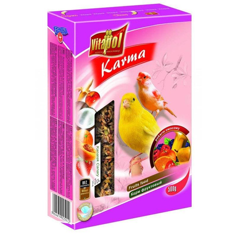 Vitapol Canary Food - Fruit-Flavored Bird Food, 500 g
