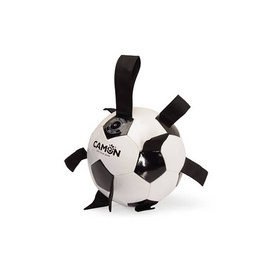 Camon Ball with Handles, Dog Toy, Black and White, 21 cm