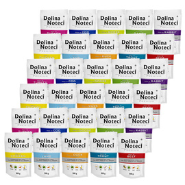 Dolina Noteci Premium Wet Dog Food, Mixed Flavors Assortment, 30 x 500 g