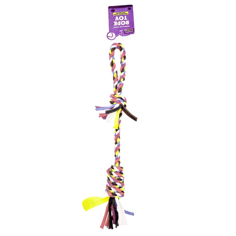 Cooper & Pals Pastel Dog Tug Toy Rope, 44 cm