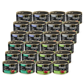 Super Rafi Cat Wet Cat Food, Assorted Flavors, 12-Pack (185 g each)