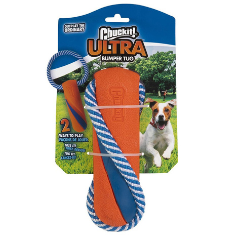 ChuckIt! Ultra Bumper Tug Dog Toy (Tug-of-War), 17.5 cm