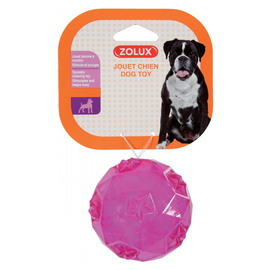 Zolux TPR POP Pink Dog Chew Toy Ball, 7.5 cm