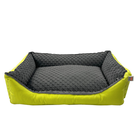 Pupilarni Kanapa Dog Bed, Size S, Gray and Green