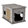 Dolina Noteci Gray Felt Cat House, 32 x 37 x 54 cm