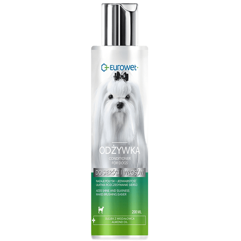 Eurowet Coat and Hair Conditioner for Dogs, 200 ml
