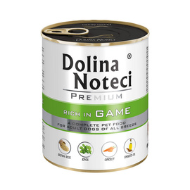Dolina Noteci Premium Wet Dog Food, Rich in Venison, 800 g Can