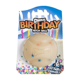 Chuckit Pet Supplies! Birthday Fetch Medium Dog Toy Ball, 6.5 cm, 1 piece.