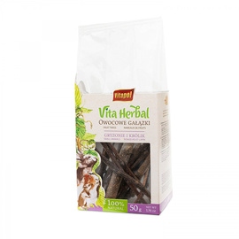 Vitapol Vita Herbal Treat for Rodents and Rabbits: Fruit Twigs, 50 g