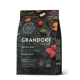 Grandorf Dog Fresh Lamb Mini Dry Dog Food for Small Breeds, Lamb, 3 kg