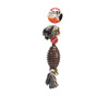 Camon Dog Toy: Oval Ball with Rope, 40 cm