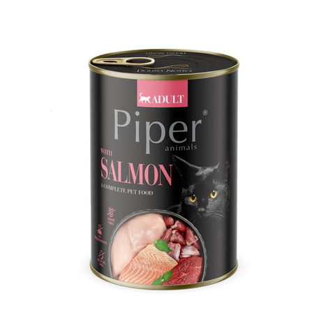 Piper Animals Wet Cat Food with Salmon, 400 g