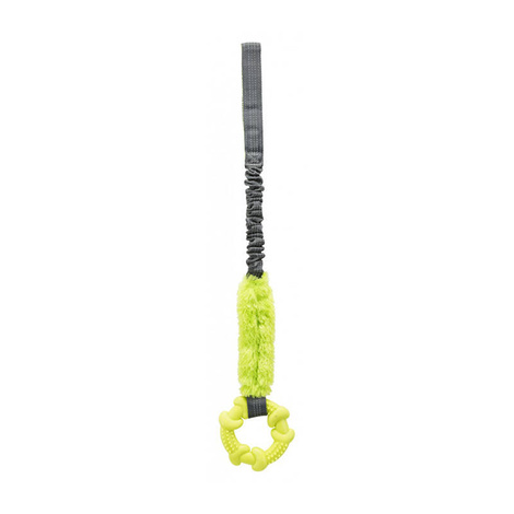 Trixie Bungee Tugger with Ring — Dog Toy with Shock Absorber, 56 cm