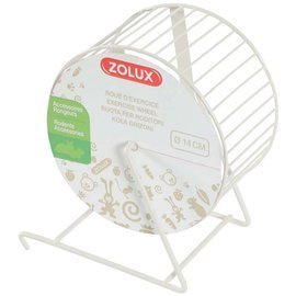 Zolux Metal Hamster Wheel, Beige, 14 cm