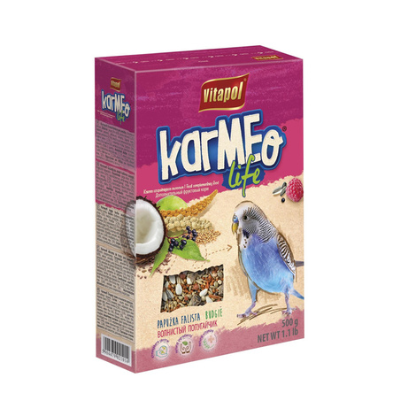 Vitapol Karmeo Life Fruit-Flavored Food for Budgerigars, 500 g