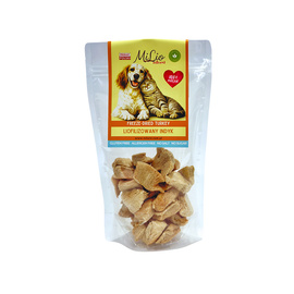 Milord MiLio Freeze-Dried Natural, Easily Digestible Turkey Treat for Dogs and Cats, 25 g