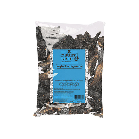 Natural Taste Natural Dog Treats: Lamb Liver Chews, 600 g