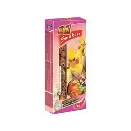 Vitapol Smakers Fruit Bird Food for Cockatiels, 2-pack. 90 g