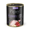 Piper Animals Wet Dog Food with Rabbit and Apple, 800 g