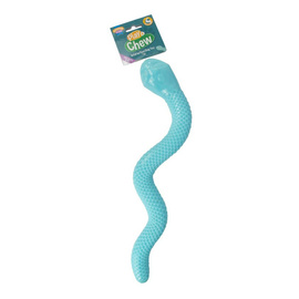 Cooper & Pals Blue Snake Dog Toy with Squeaker, 38 cm