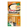 Inaba Churu Skin&amp;Coat Creamy Chicken-Flavored Cat Treats, 4 x 14 g