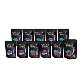 Dolina Noteci Premium Mix Wet Cat Food, 10 x 85 g + a free 85 g can of tuna