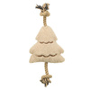 Trixie Xmas Plush Christmas Toy for Dogs: Christmas Tree with String, 38 cm