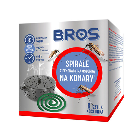 Spiral Mosquito Coils with Decorative Steel Covers, 6-Pack