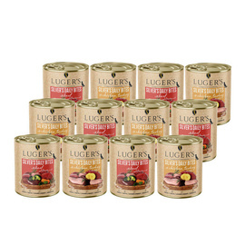 Luger's Silver's Daily Bites Mixed Wet Dog Food, 12 x 800 g