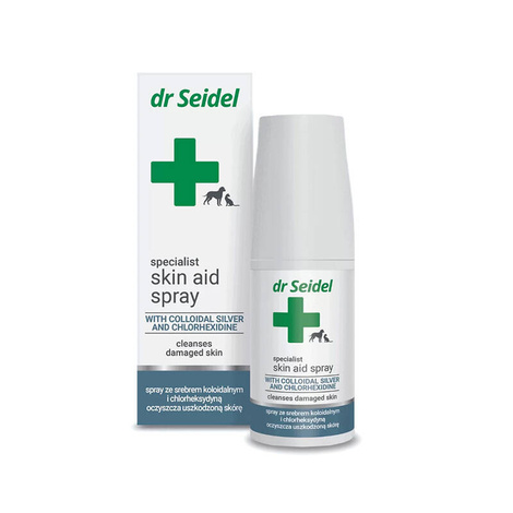 Dr. Seidel Skin Aid Spray: A specialized formula for treating skin damage in dogs and cats, 50 ml