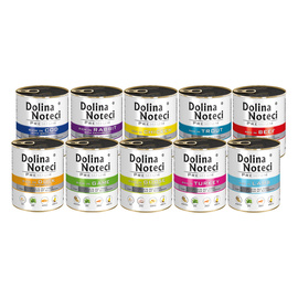 Dolina Noteci Premium Wet Dog Food, Assorted Flavors, 10 x 800 g