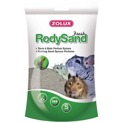 Zolux Rody Sand Pine Bath Sand for Rodents, 2 L