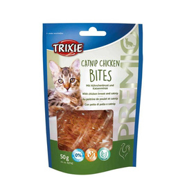 Trixie Premio Catnip Chicken Bites Cat Treats—Chicken and Catnip, 50 g